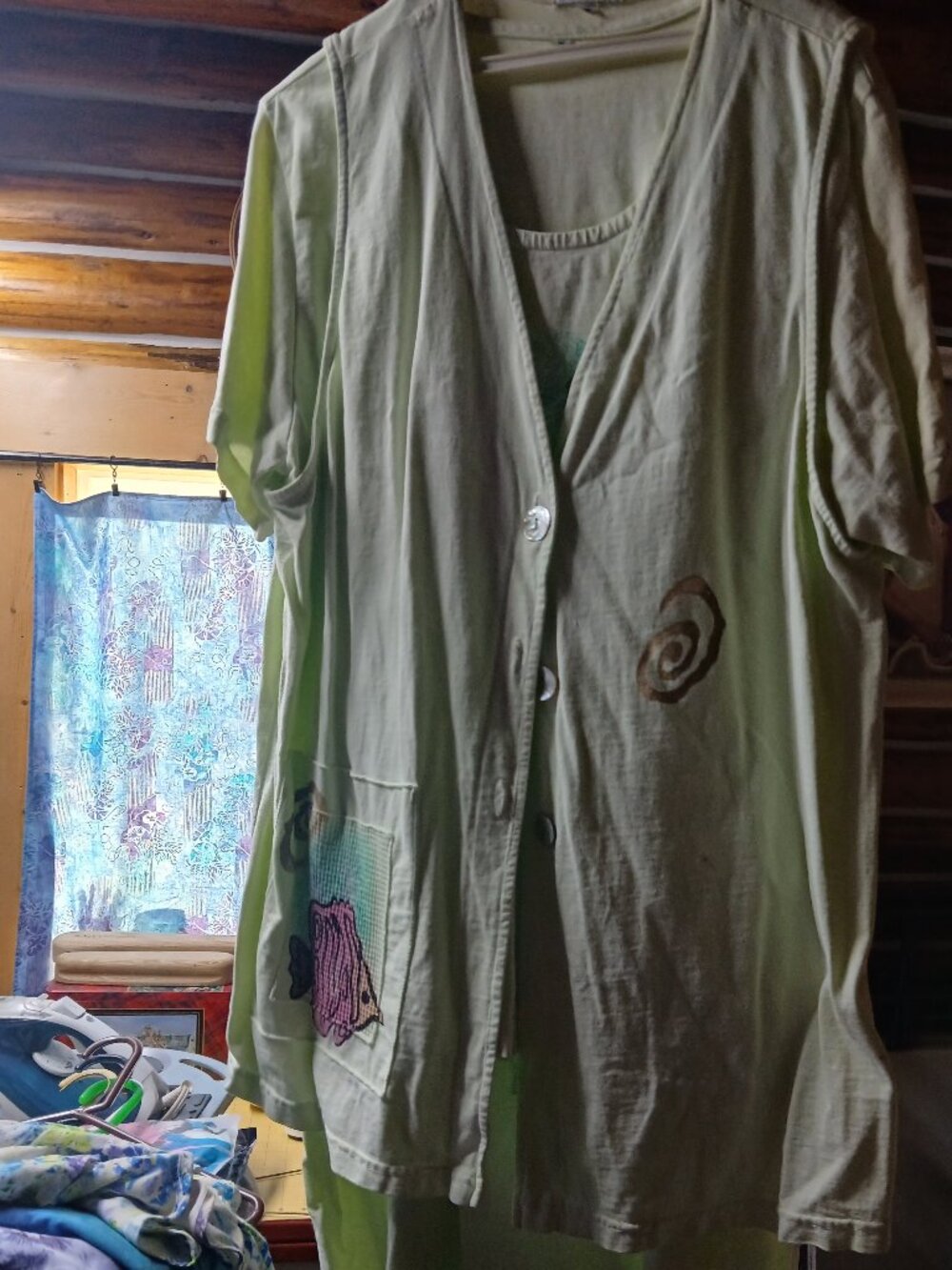 Knit 3 Piece Set Pale Lime Green